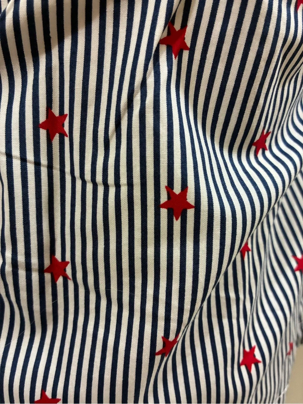 Carter's Red Shorts and Navy/White Striped Star Tank Set